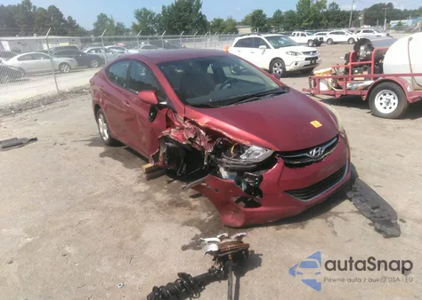 2013 Hyundai Elantra Gls from USA, damaged, VIN 5NPDH4AE4DH244822